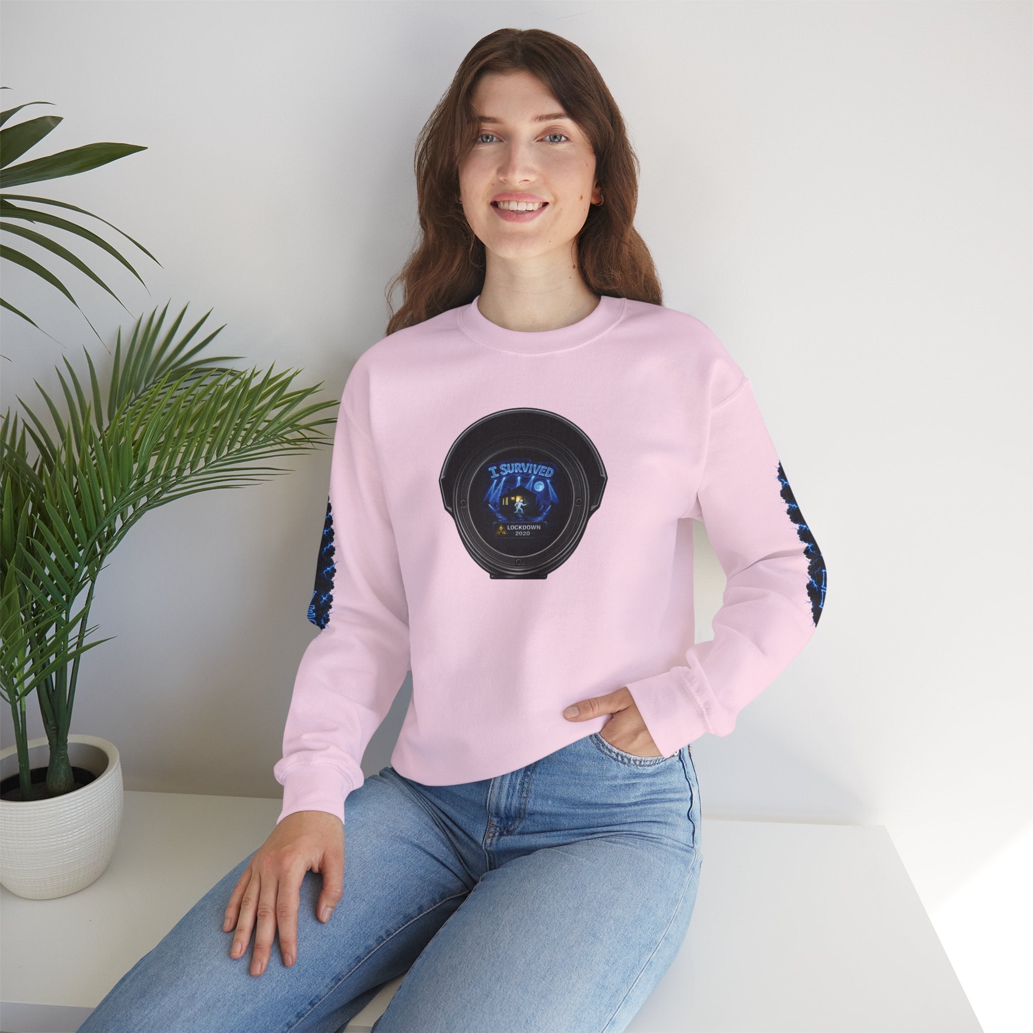 I Survived 2020 —  LOCKDOWN S3:E1: Director's Cut Special Edition "Quarantine" Unisex Heavy Blend™ Crewneck Sweatshirt