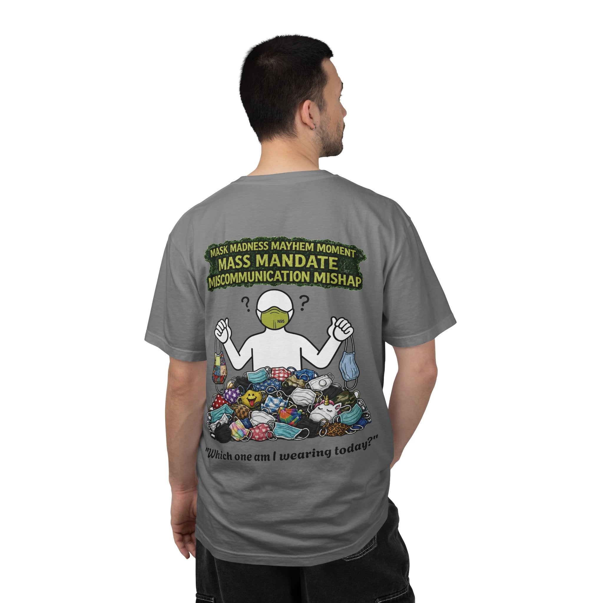 I Survived 2020 — Director's Cut S1:E4 "Mask Madness Mayhem Moment" | Pandemic Edition Unisex Garment-Dyed T-shirt