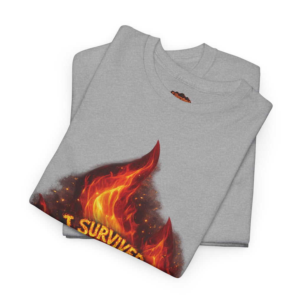 I Survived 2020 — Director's Cut S2:E1 "Berry Creek" | Wildfire Edition Memorial Unisex Heavy Cotton Tee