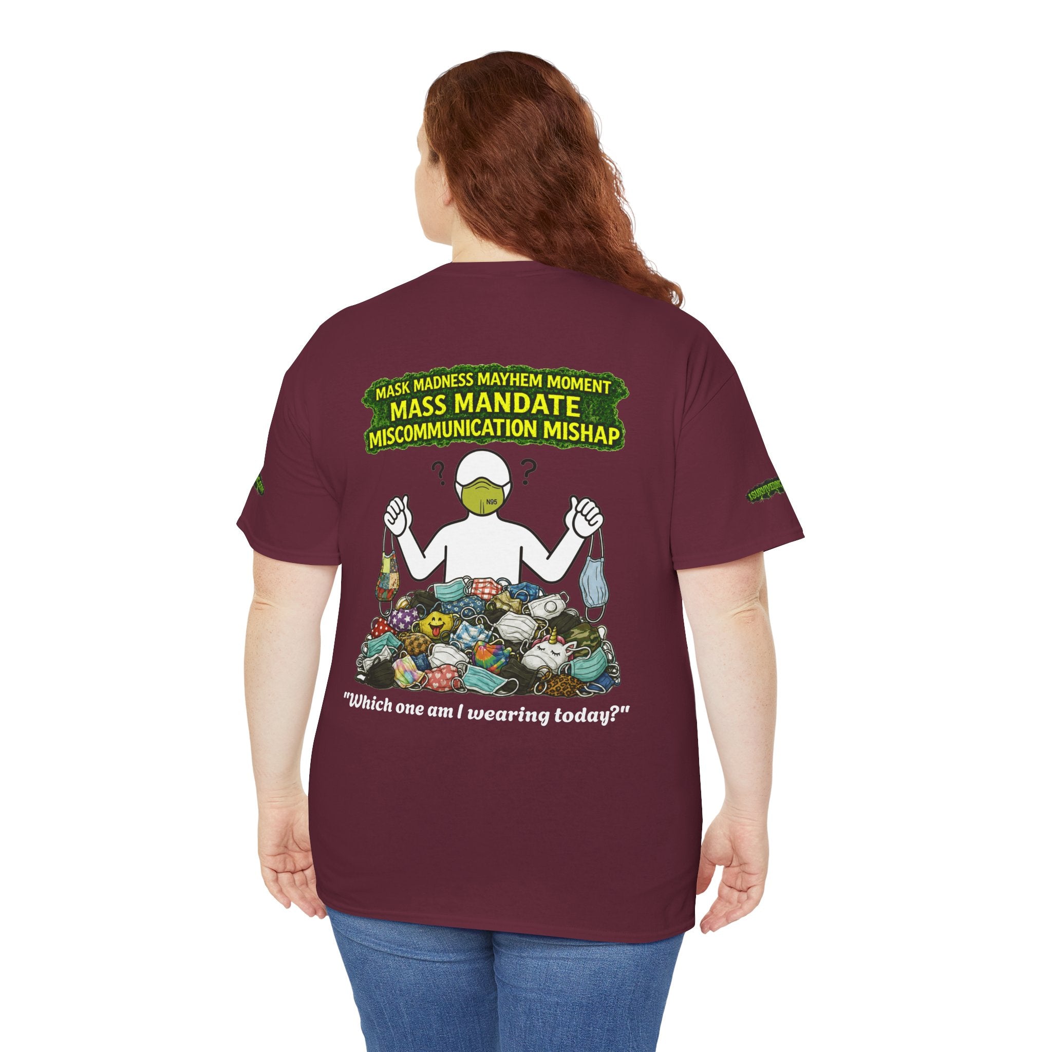 I Survived 2020 — PANDEMIC S1:E4: Director's Cut Special Edition "Mask Madness" Unisex Heavy Cotton Tee