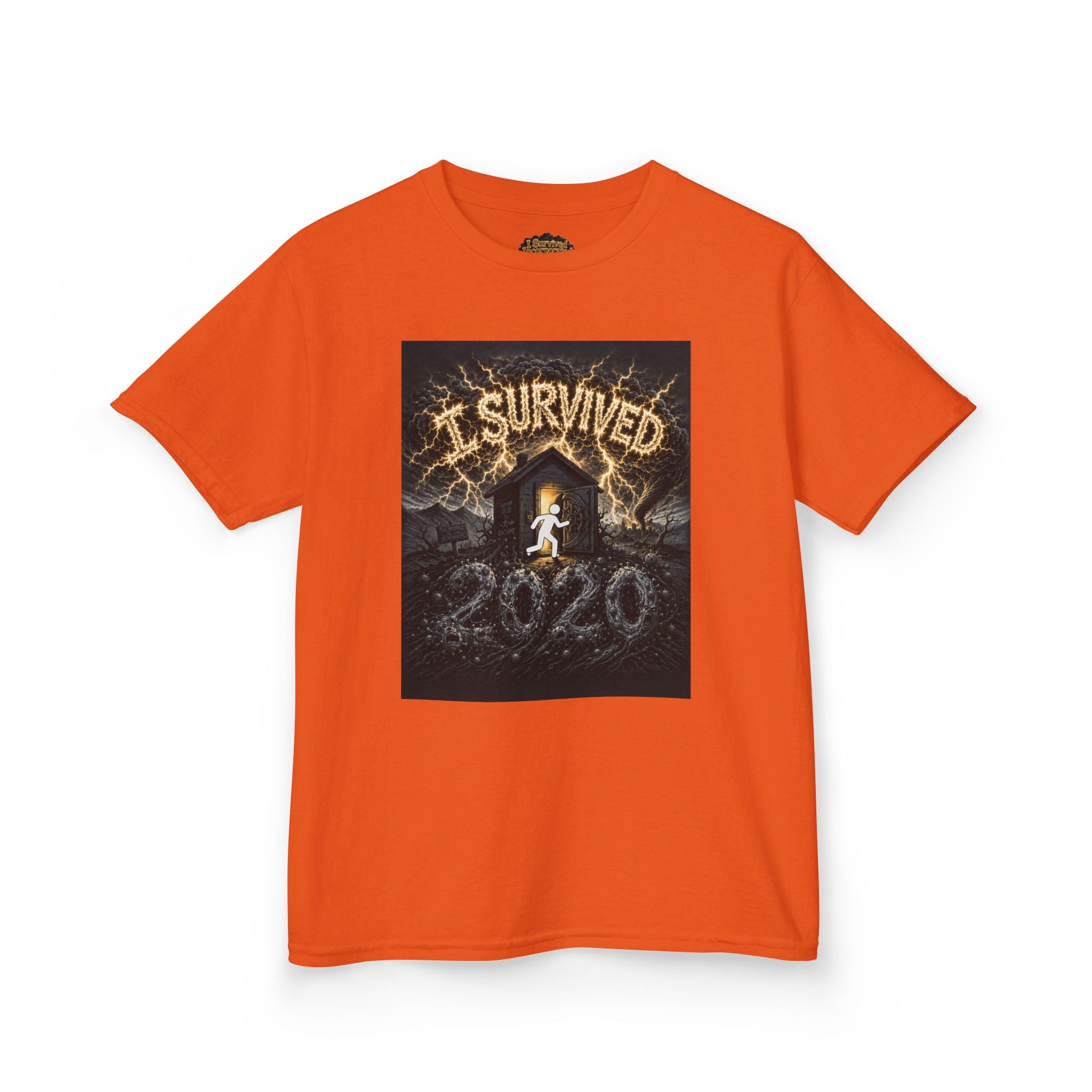 I Survived 2020 — Original Design Teaser Tee | Season 1 Premiere Drop Kids Heavy Cotton™ Tee