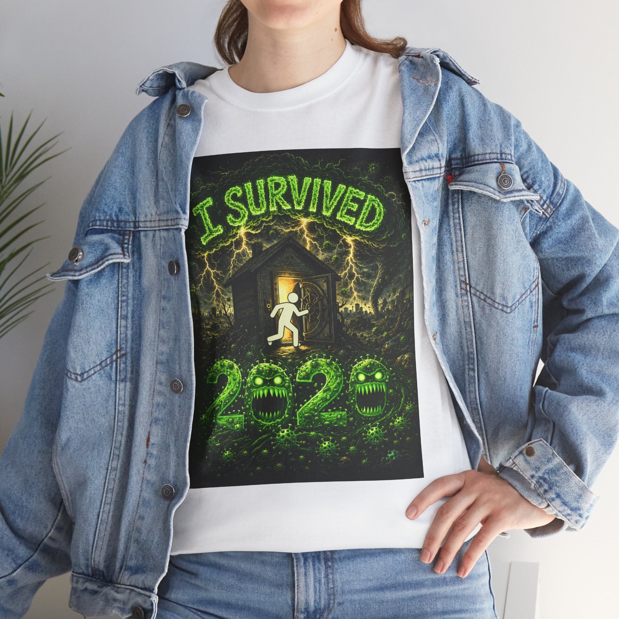 I Survived 2020 — S1:E4 "Mask Madness Mayhem Moment" | Pandemic Edition Unisex Heavy Cotton Tee (SPECIAL EDITION)