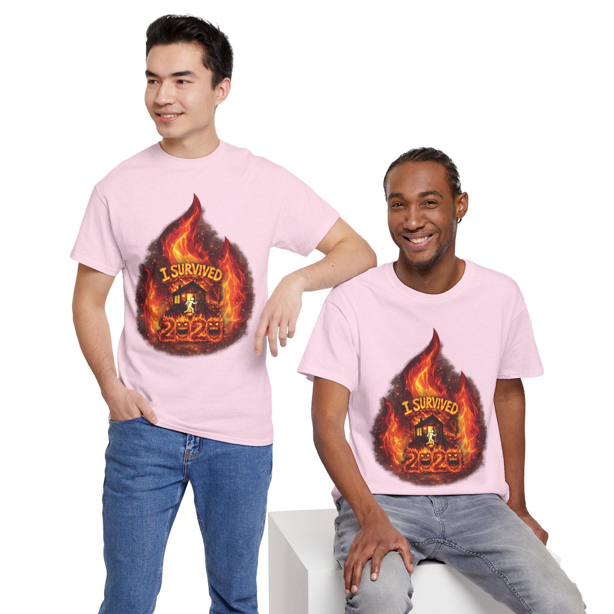 I Survived 2020 — Director's Cut S2:E1 "Berry Creek" | Wildfire Edition Memorial Unisex Heavy Cotton Tee