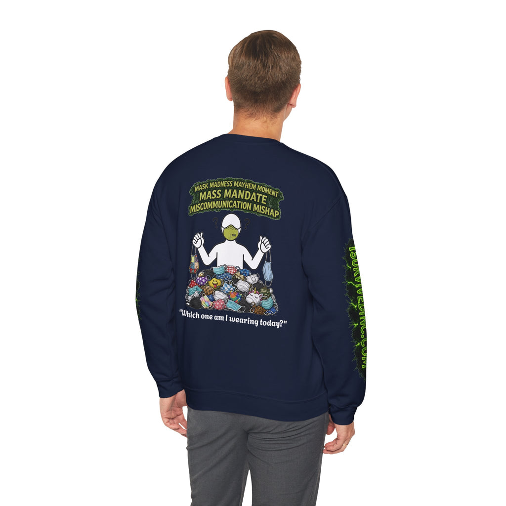 I Survived 2020 — S1:E4 "Mask Madness Mayhem Moment" | Pandemic Edition Unisex Heavy Blend™ Crewneck Sweatshirt