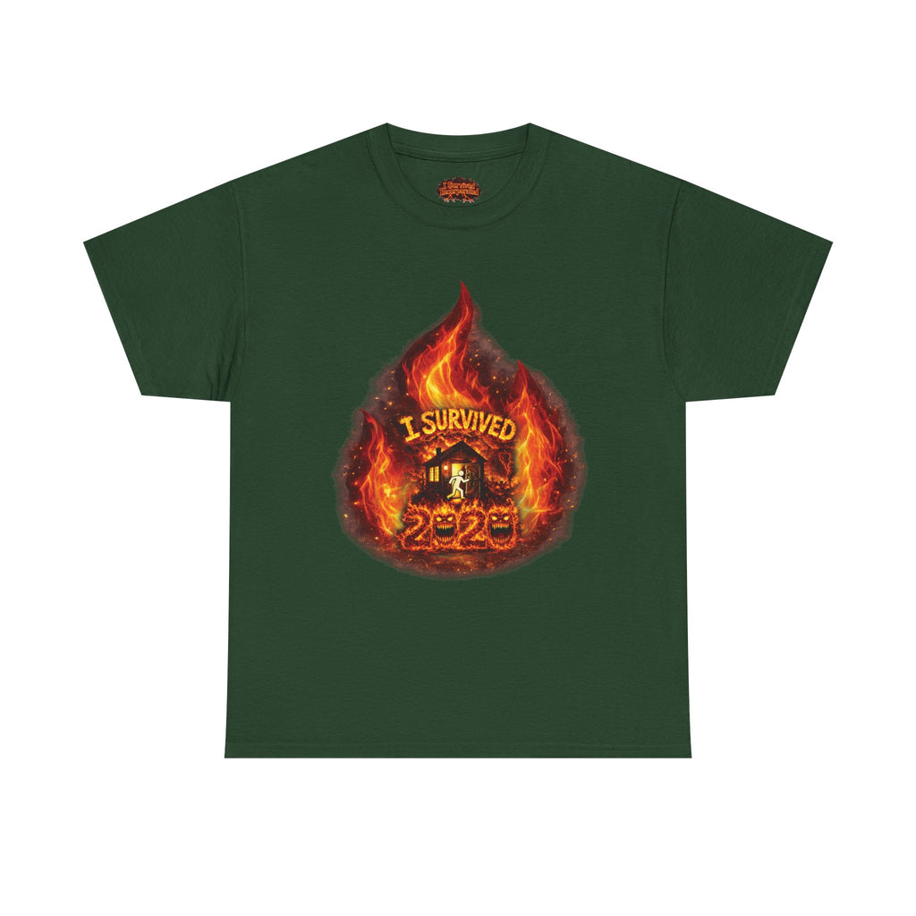 I Survived 2020 — Director's Cut S2:E1 "Berry Creek" | Wildfire Edition Memorial Unisex Heavy Cotton Tee