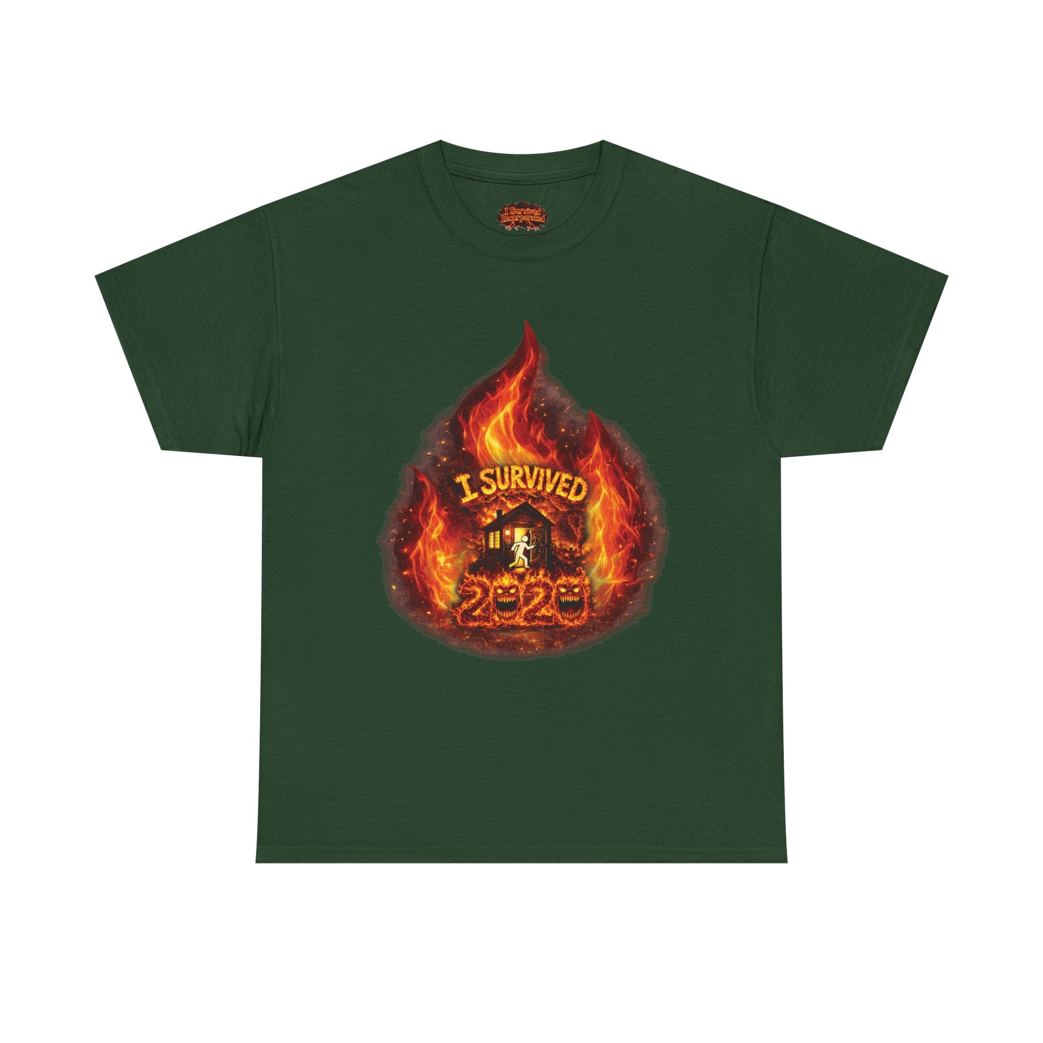 I Survived 2020 — Director's Cut S2:E1 "Berry Creek" | Wildfire Edition Memorial Unisex Heavy Cotton Tee