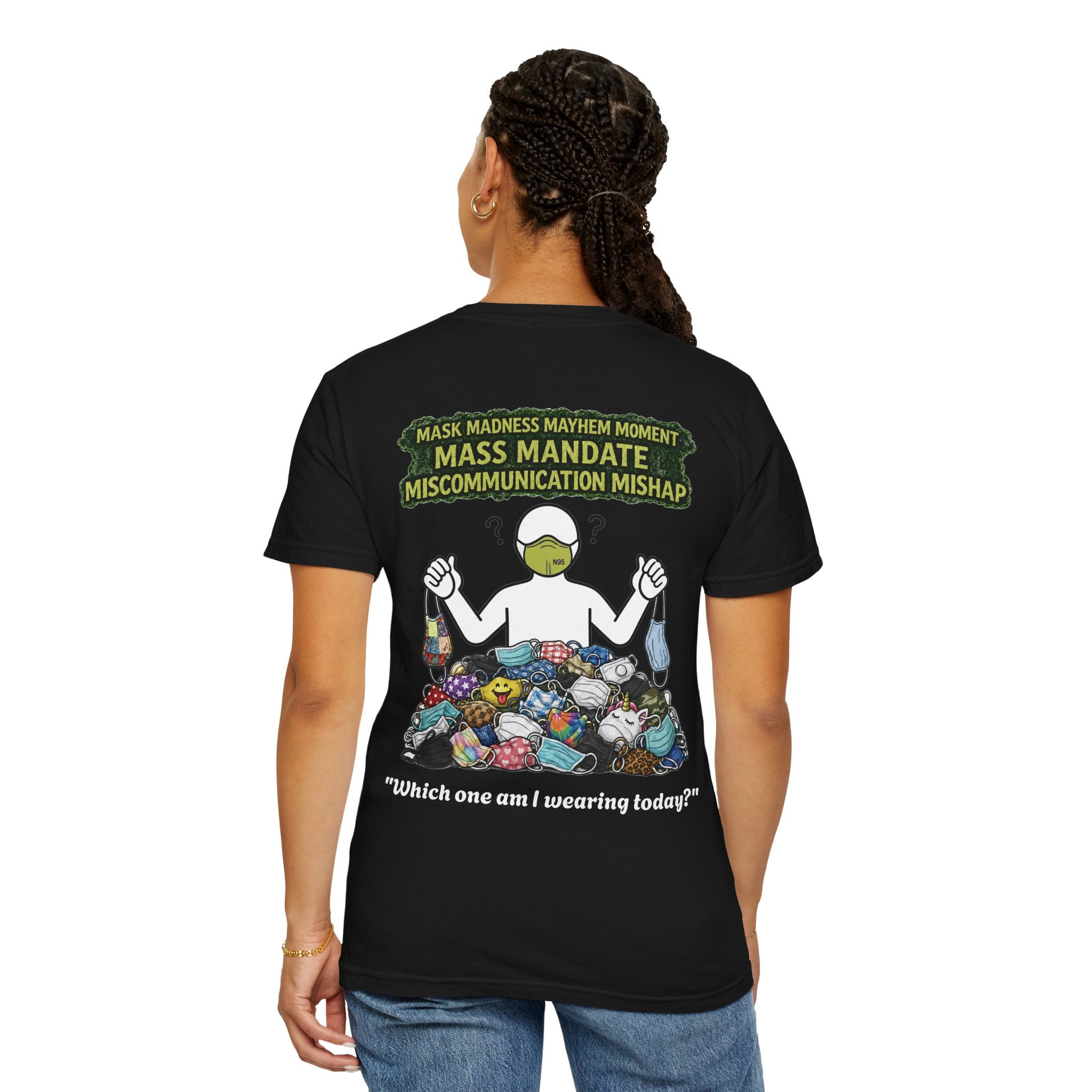 I Survived 2020 — Director's Cut S1:E4 "Mask Madness Mayhem Moment" | Pandemic Edition Unisex Garment-Dyed T-shirt