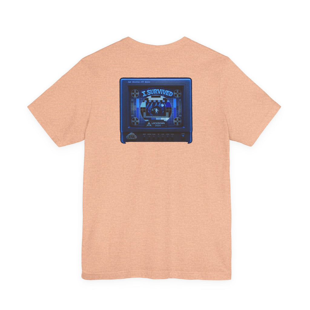 I Survived 2020 — "Please Stand By" Test Pattern Tee Lockdown Summer Exclusive Unisex Jersey Short Sleeve Tee