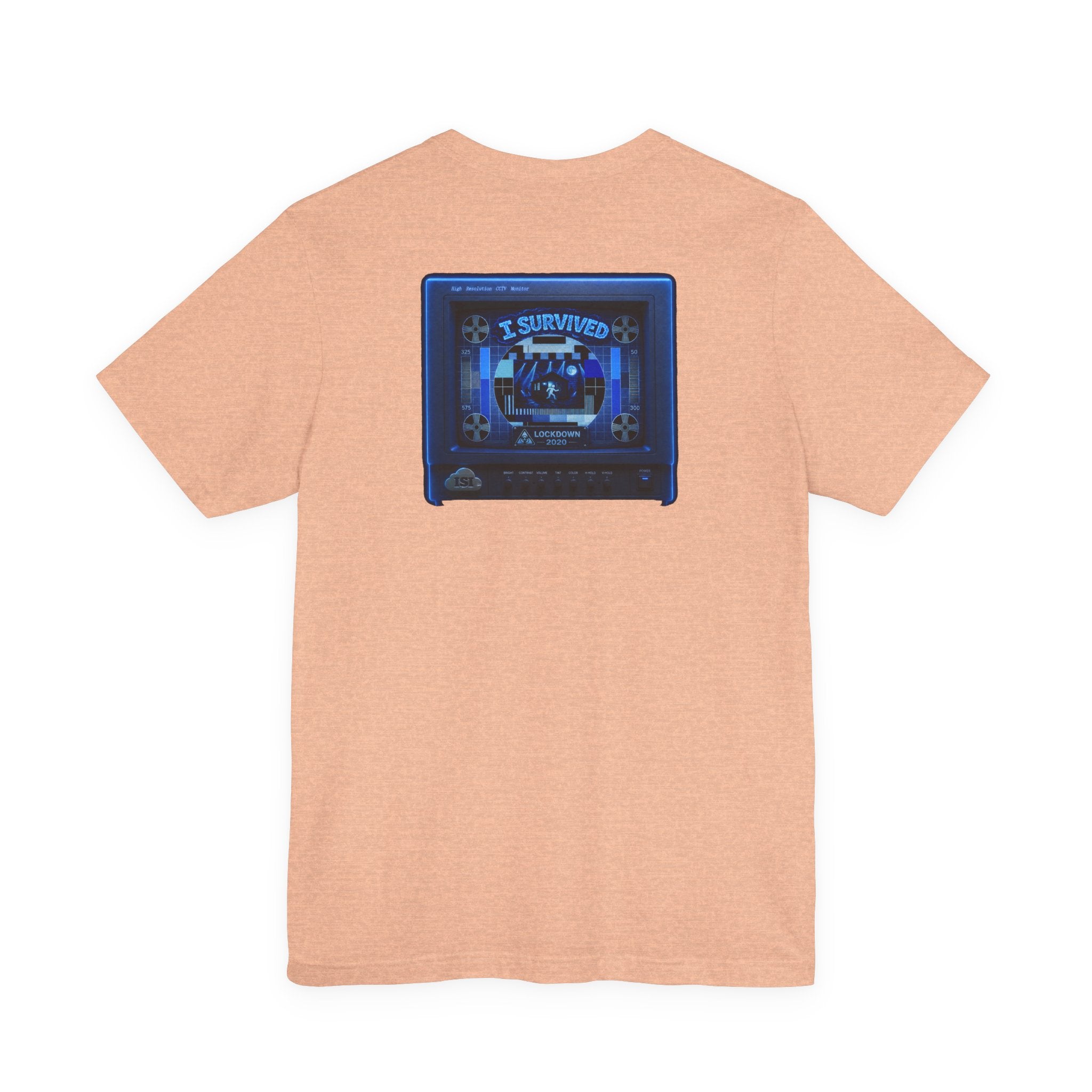 I Survived 2020 — "Please Stand By" Test Pattern Tee Lockdown Summer Exclusive Unisex Jersey Short Sleeve Tee