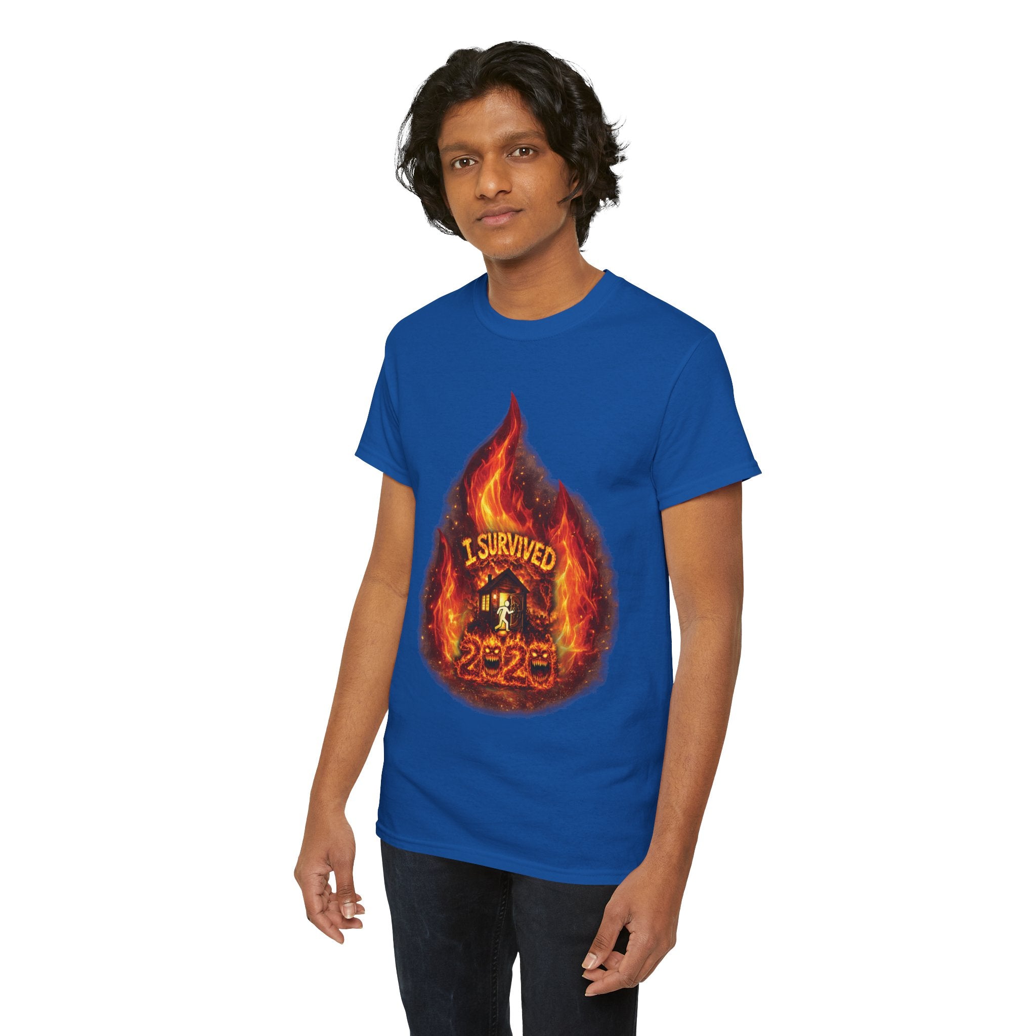 I Survived 2020 — Director's Cut S2:E1 "Berry Creek" | Wildfire Edition Memorial Unisex Heavy Cotton Tee