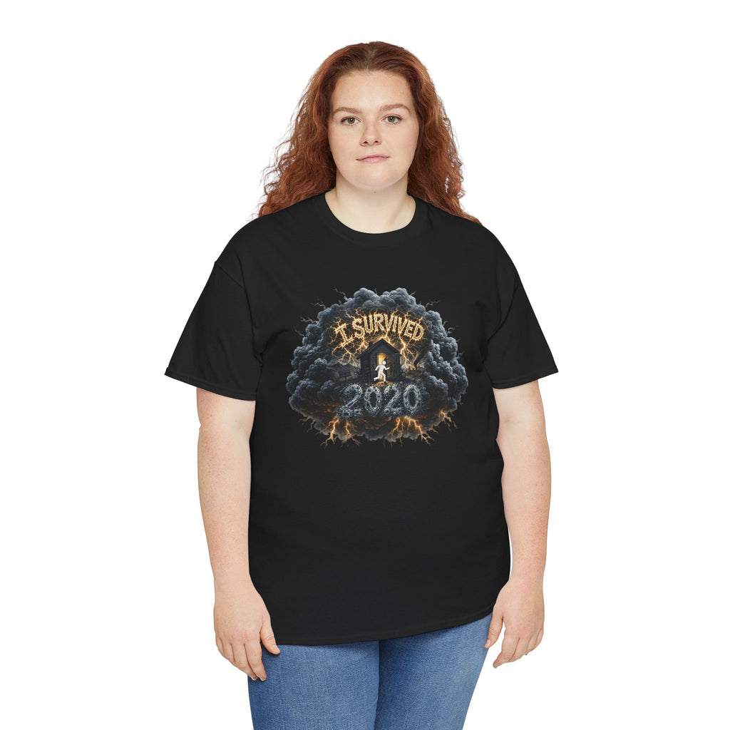 I Survived 2020 —  Deriector's Cut Original Design Teaser Tee | Season 1 Premiere Drop Unisex Heavy Cotton Tee
