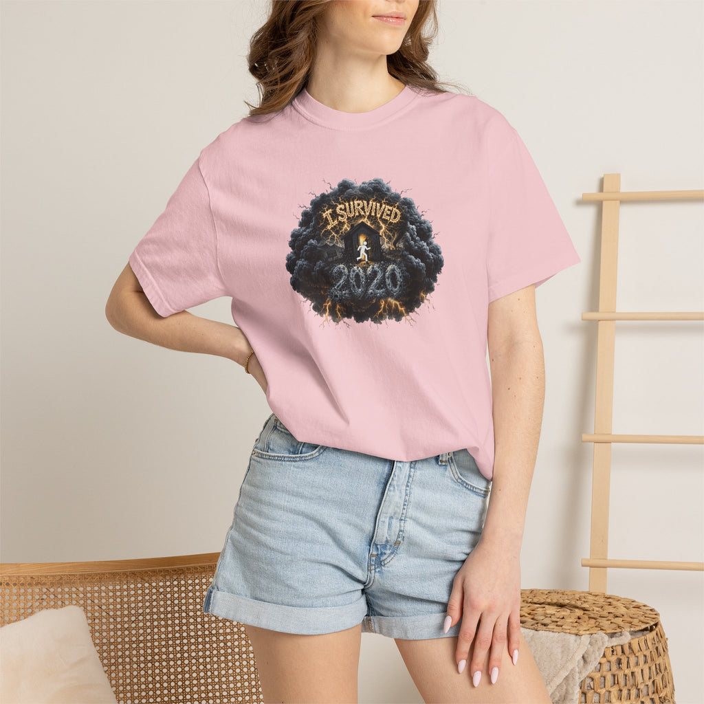 I Survived 2020 — Original PILOT Design: Director's Cut Unisex Garment-Dyed T-shirt