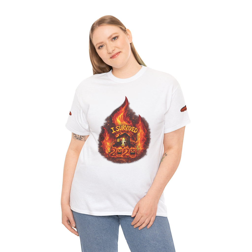 I Survived 2020 — Director's Cut S2:E3 "The California Wildfires" | Wildfire Edition Memorial Unisex Heavy Cotton Tee (SPECIAL EDITION)