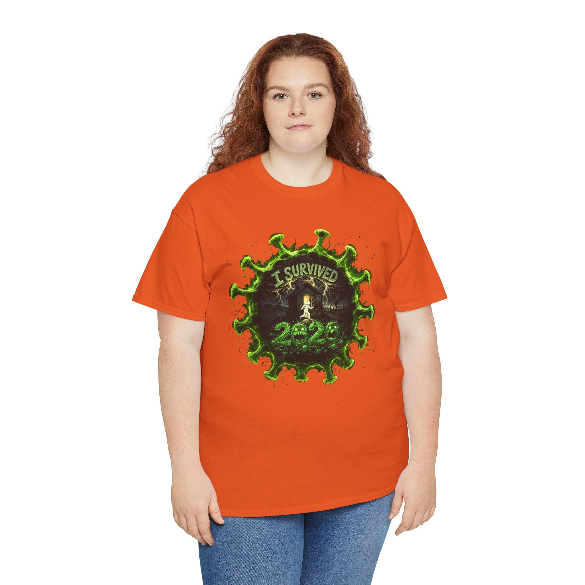 I Survived 2020 — Director's Cut S1:E1 "COVID-19: The Coronavirus" | Pandemic Edition Unisex Heavy Cotton Tee