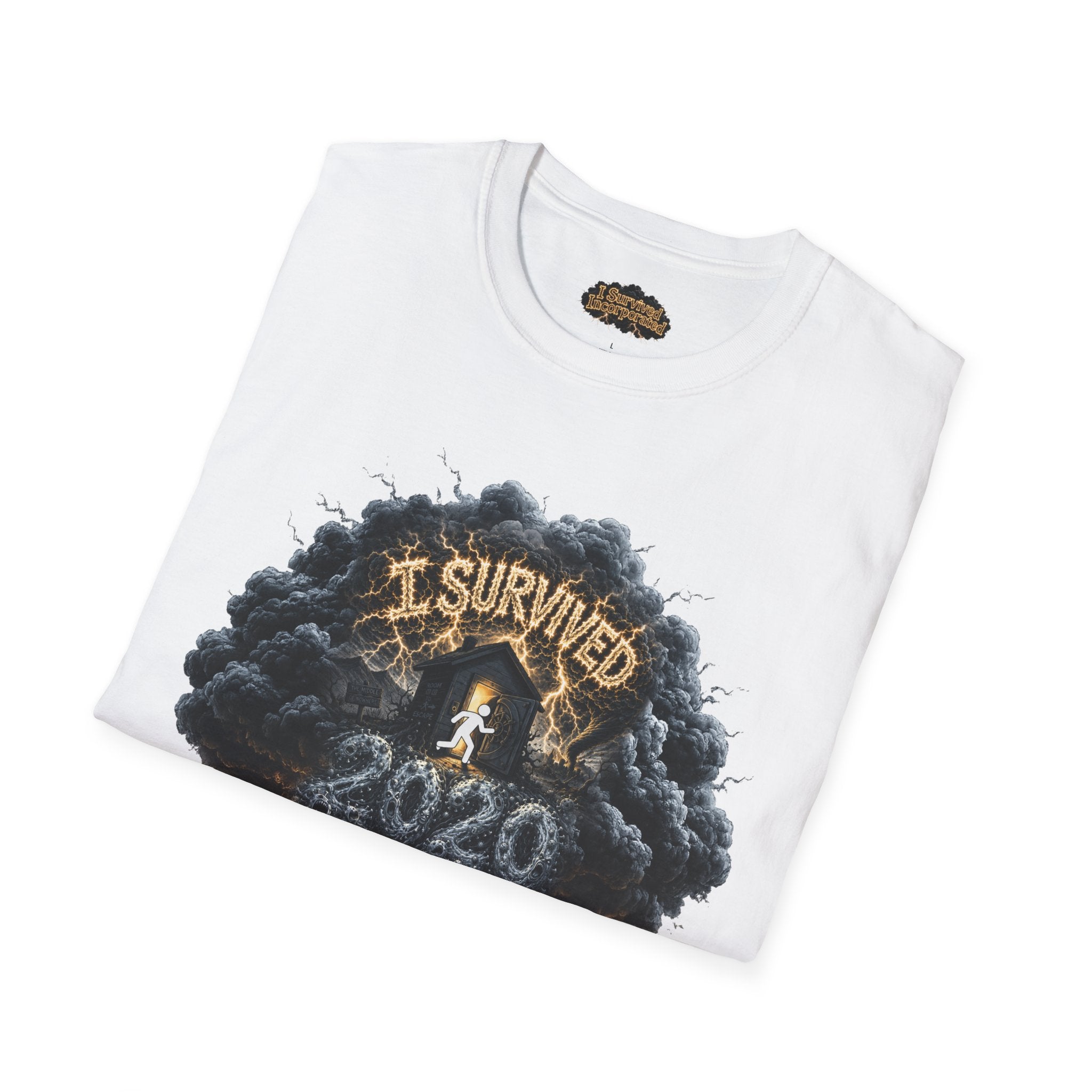 I Survived 2020 — Director's Cut Original Design Teaser Tee | Season 1 Premiere Drop Unisex Softstyle T-Shirt