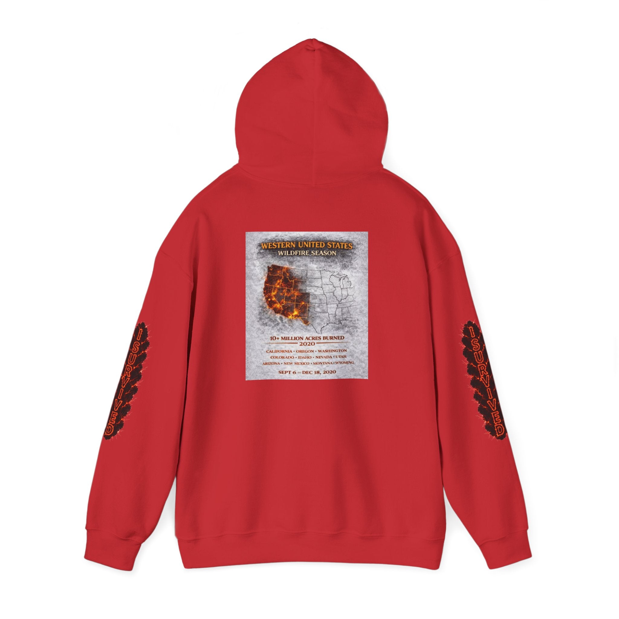I Survived 2020 — Director's Cut S2:E4 "Western U.S. Wildfire Season" | Mid-Season Finale Pt. 1 | Wildfire Edition Memorial Hoodie Sweatshirt