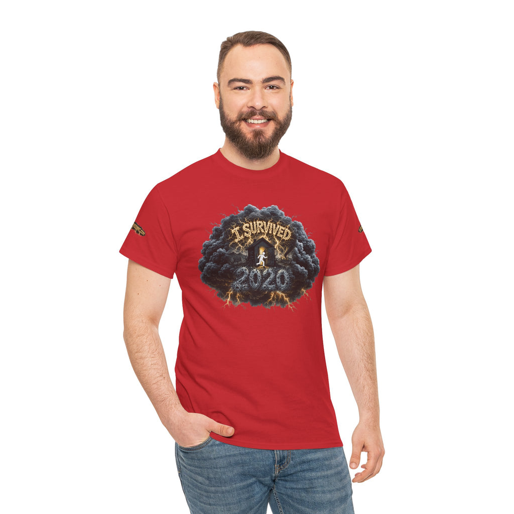 I Survived 2020 — Director's Cut Original Design Teaser Tee | Season 1 Premiere Drop Unisex Heavy Cotton Tee (SPECIAL EDITION)