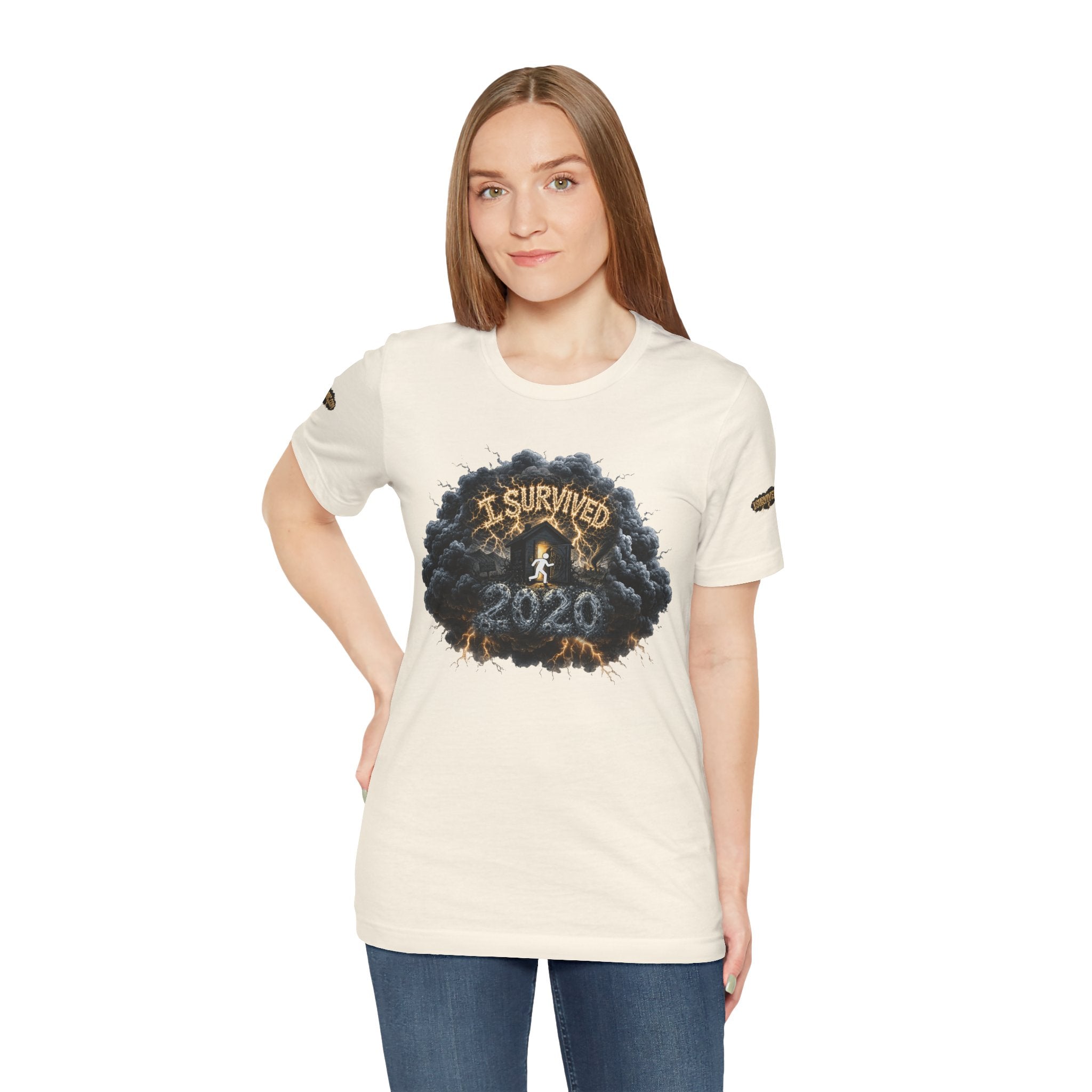 I Survived 2020 — Director's Cut Original Design Teaser Tee | Season 1 Premiere Drop Unisex Jersey Short Sleeve Tee