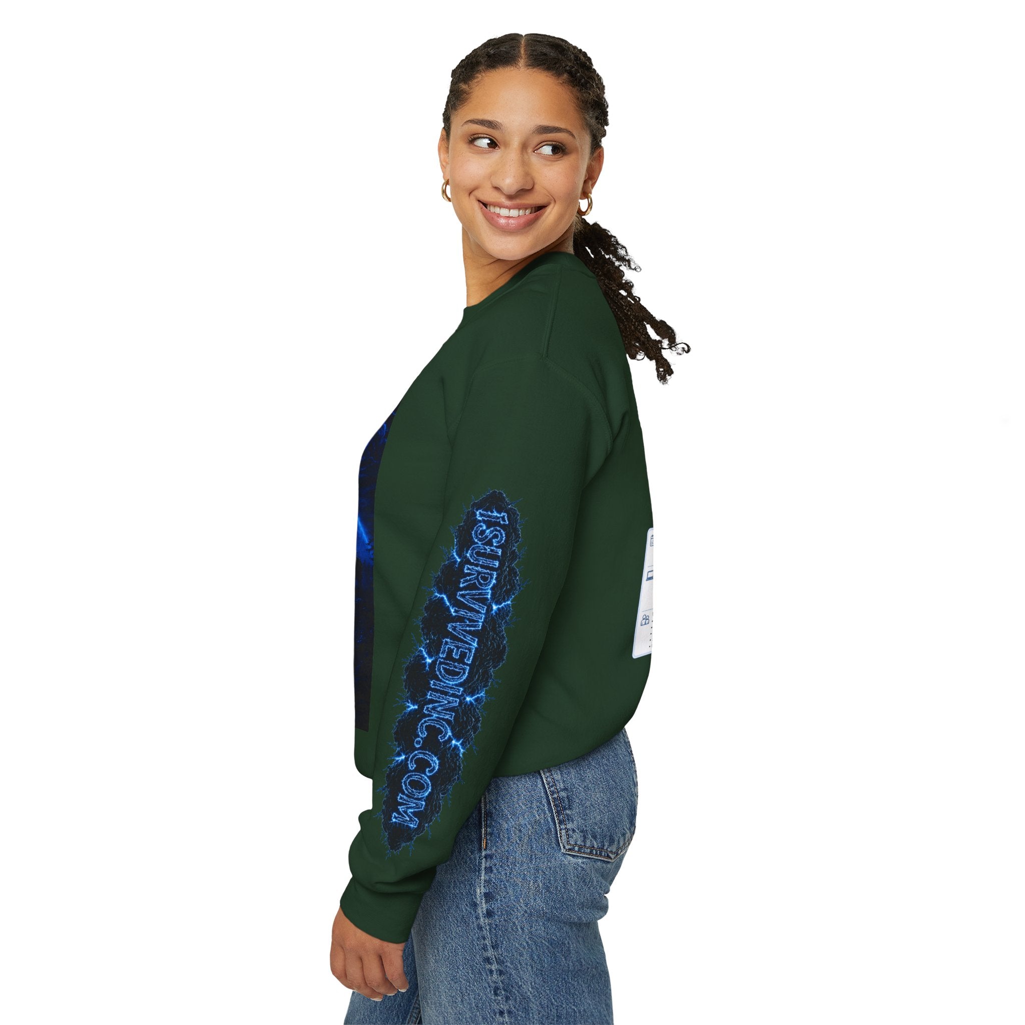 I Survived 2020 — LOCKDOWN S3:E3: Special Edition "Remote Schooling" Unisex Heavy Blend™ Crewneck Sweatshirt