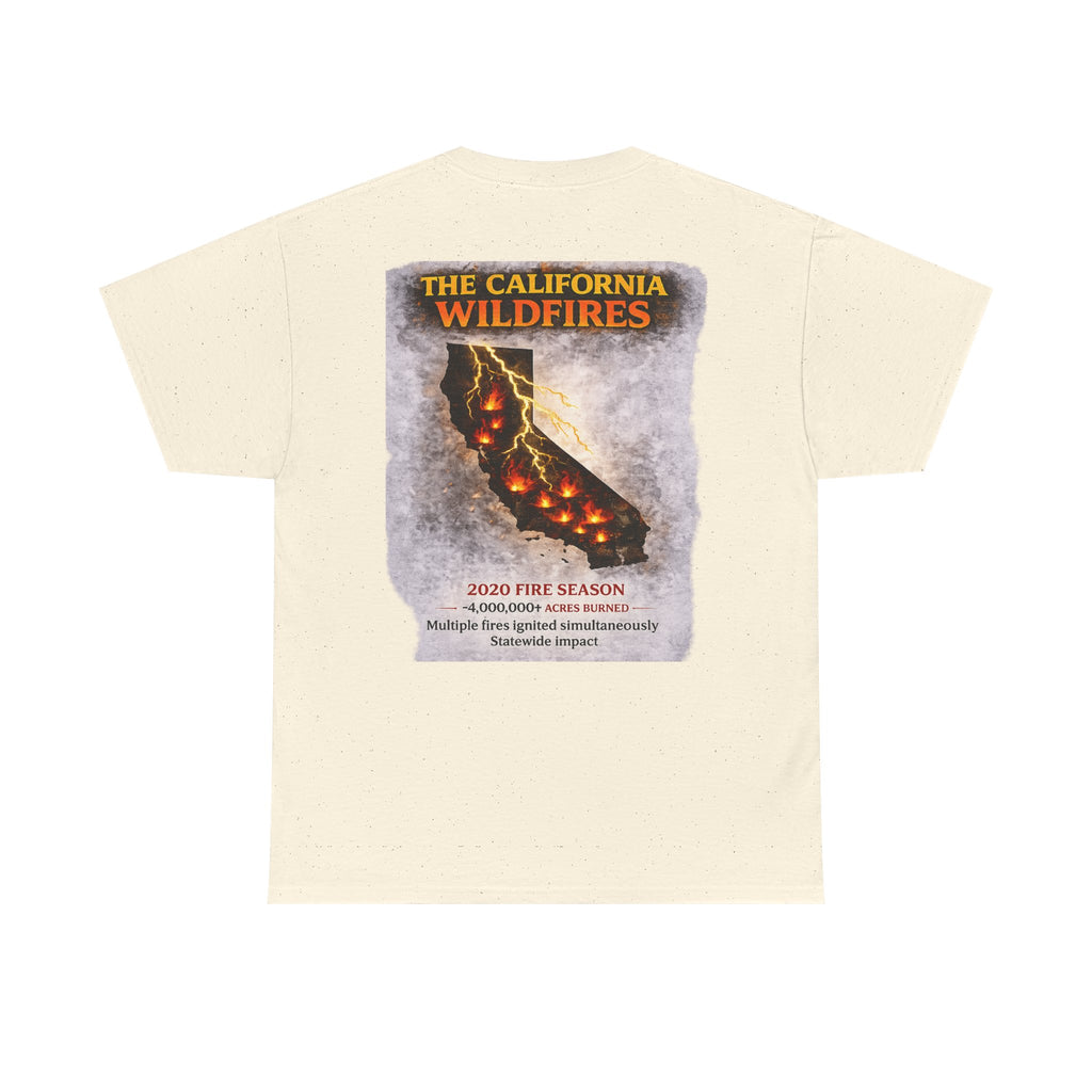 I Survived 2020 — Director's Cut S2:E3 "The California Wildfires" | Wildfire Edition Memorial Unisex Heavy Cotton Tee
