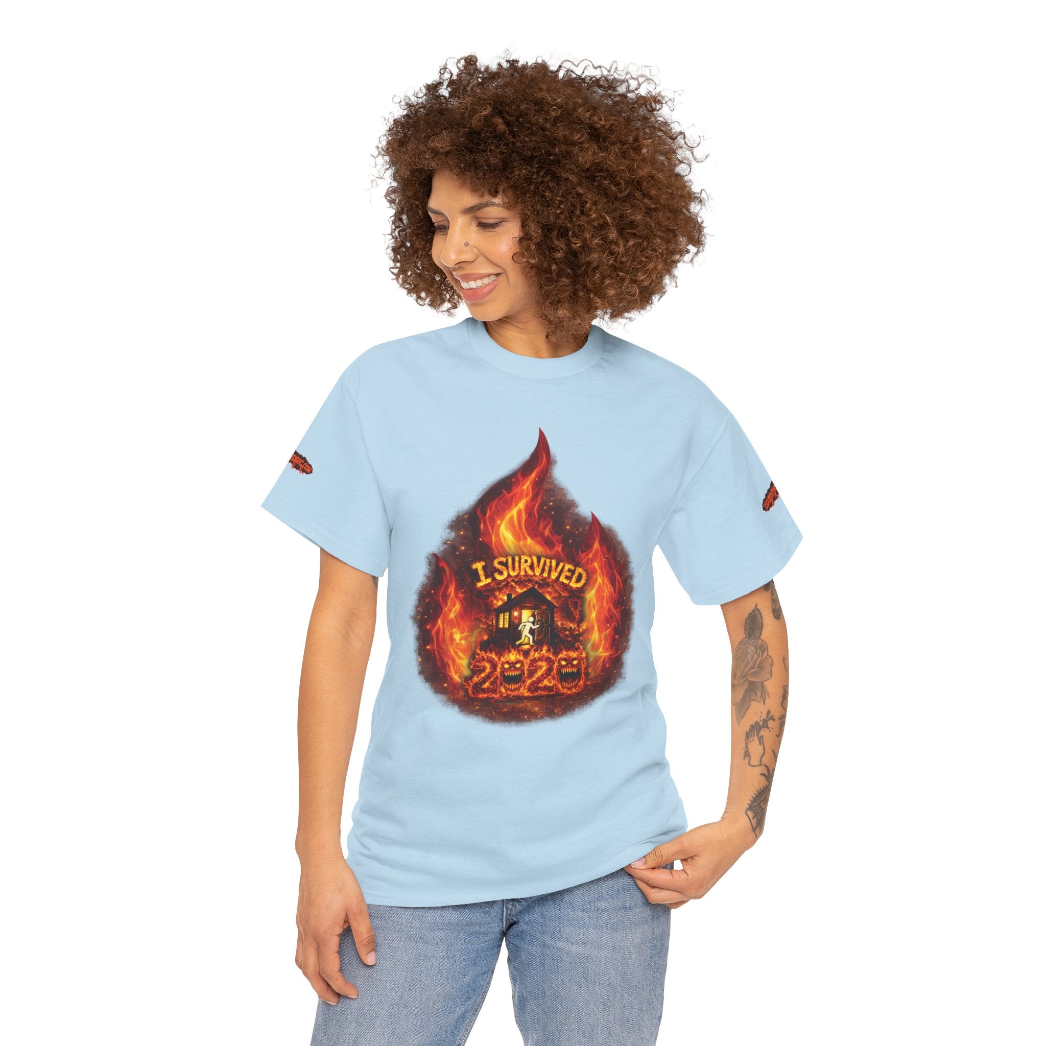 I Survived 2020 — Director's Cut S2:E3 "The California Wildfires" | Wildfire Edition Memorial Unisex Heavy Cotton Tee (SPECIAL EDITION)