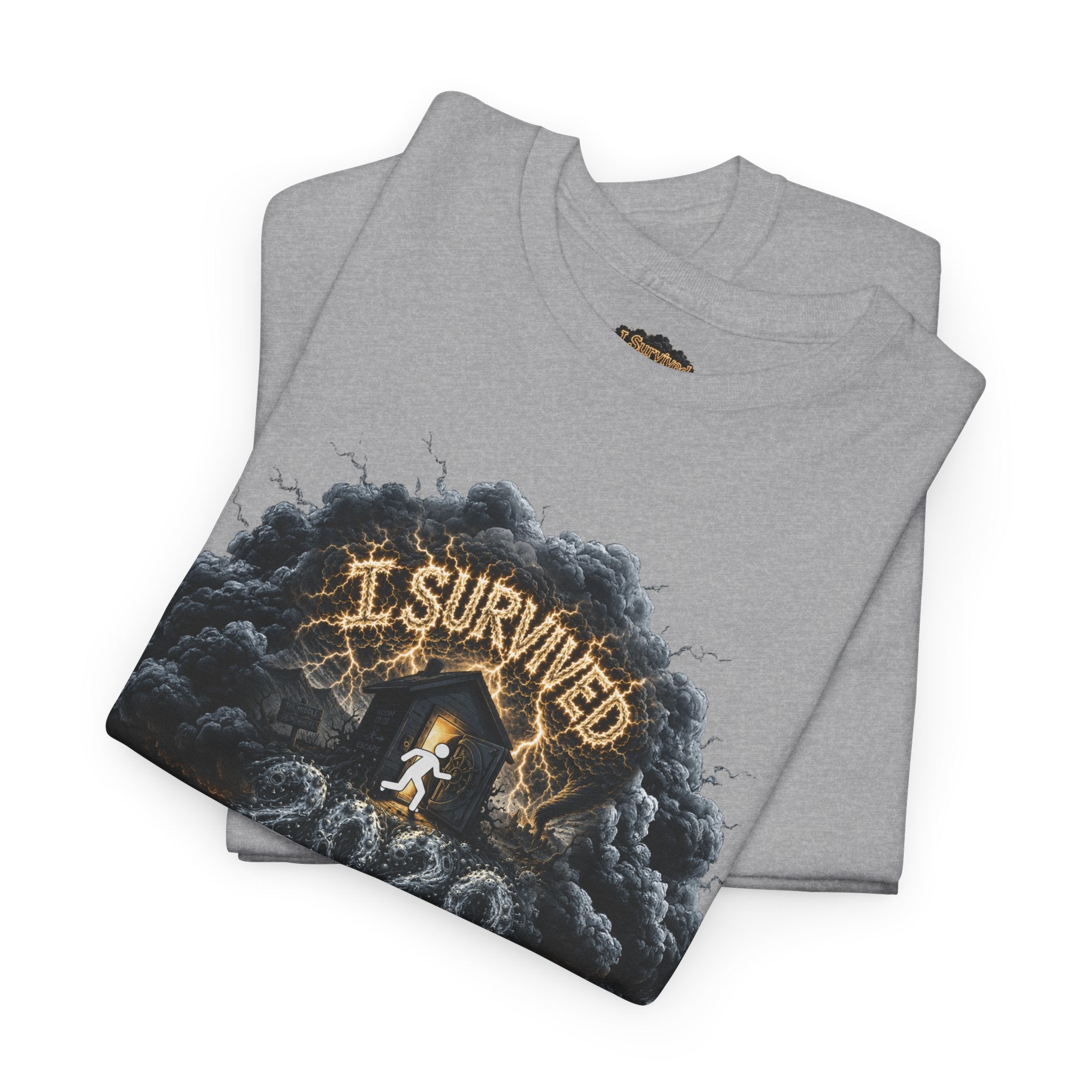 I Survived 2020 —  Deriector's Cut Original Design Teaser Tee | Season 1 Premiere Drop Unisex Heavy Cotton Tee