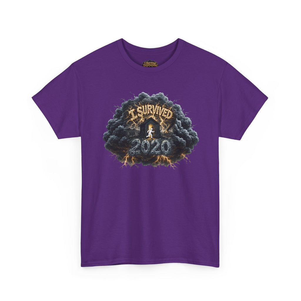 I Survived 2020 —  Deriector's Cut Original Design Teaser Tee | Season 1 Premiere Drop Unisex Heavy Cotton Tee