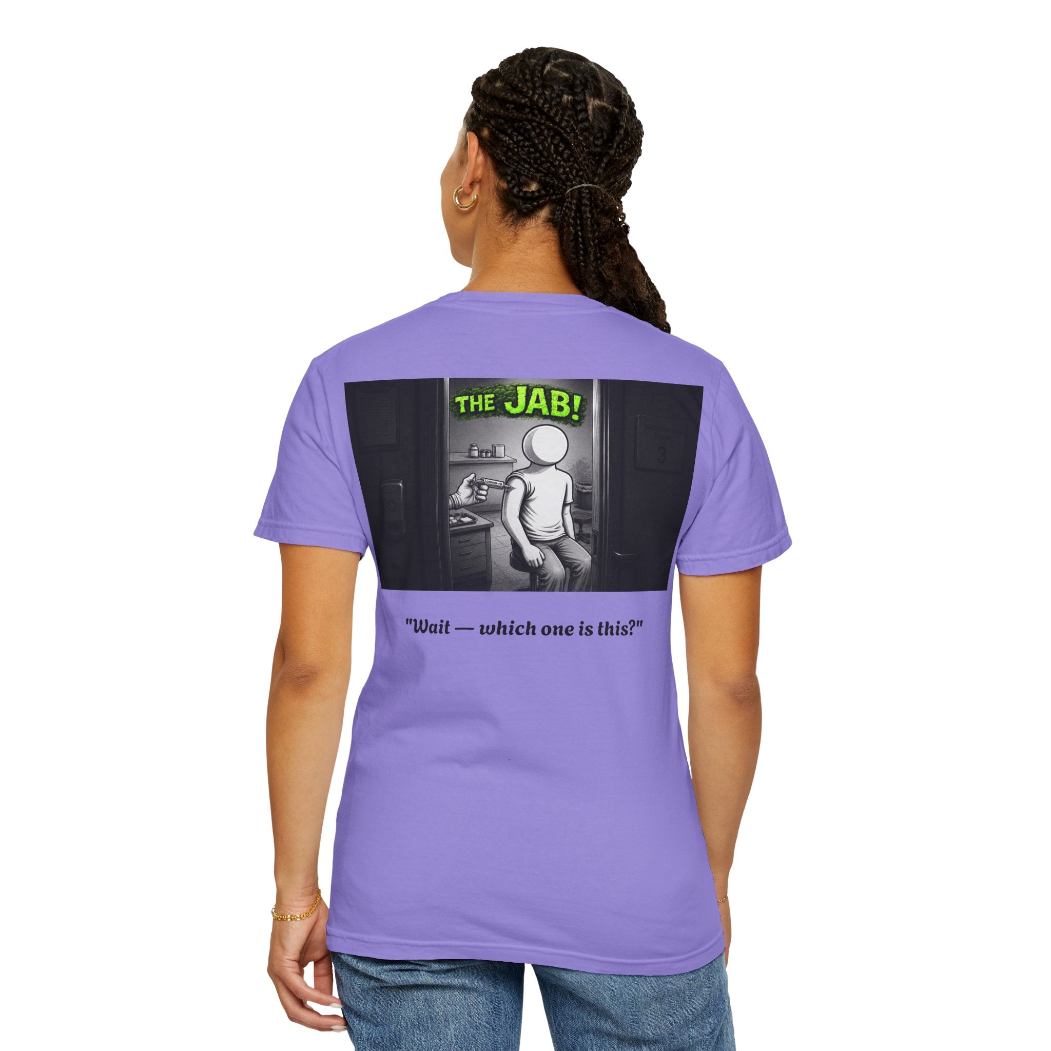 I Survived 2020 — S1:E3 "The Jab!" | Pandemic Edition Unisex Garment-Dyed T-shirt