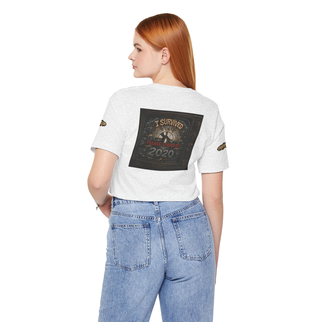 I Survived 2020 — "Please Stand By" Test Pattern Tee Special Edition Summer Premier Unisex Jersey Short Sleeve Tee