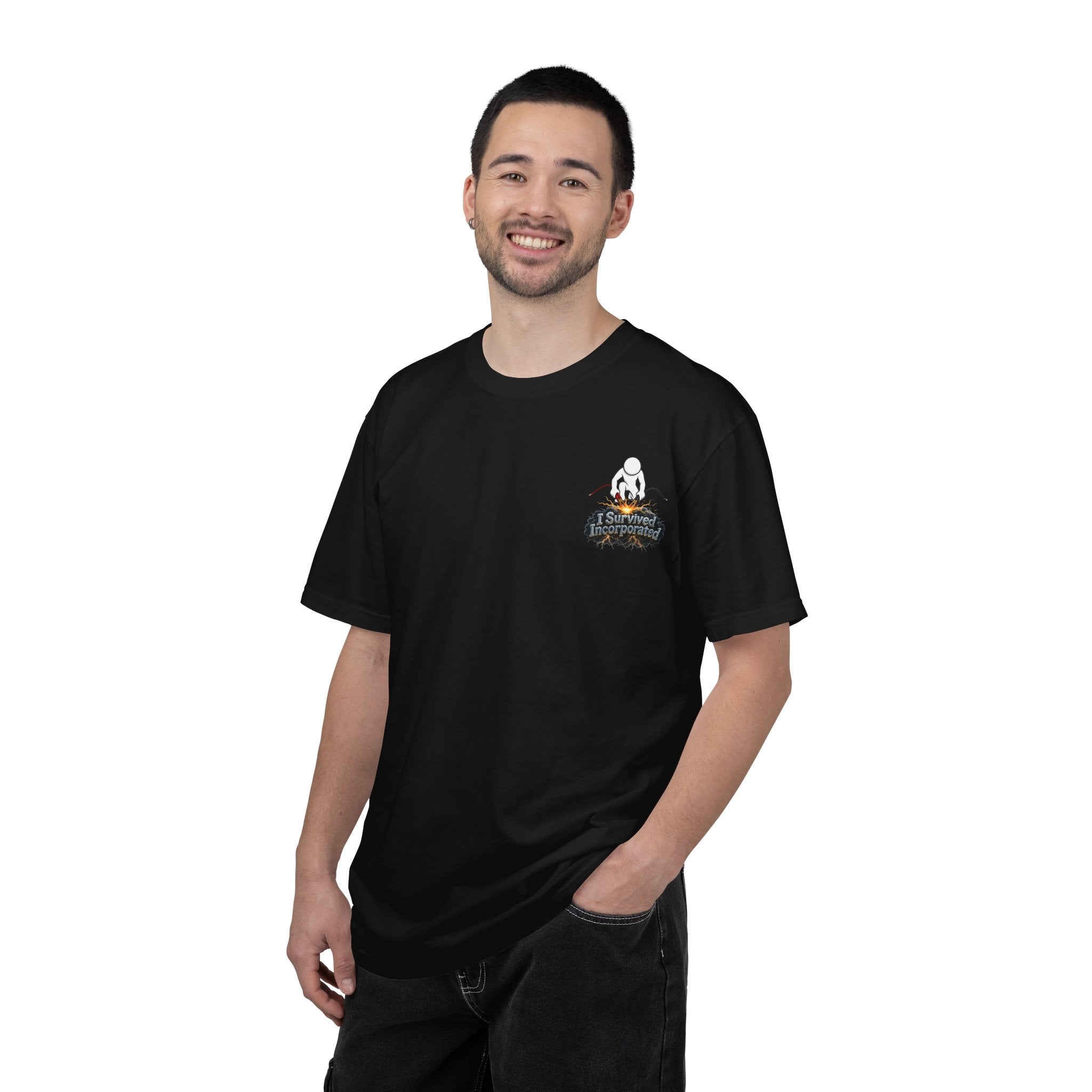 I Survived 2020 — "Please Stand By" Test Pattern Tee Summer Premier Unisex Garment-Dyed T-shirt