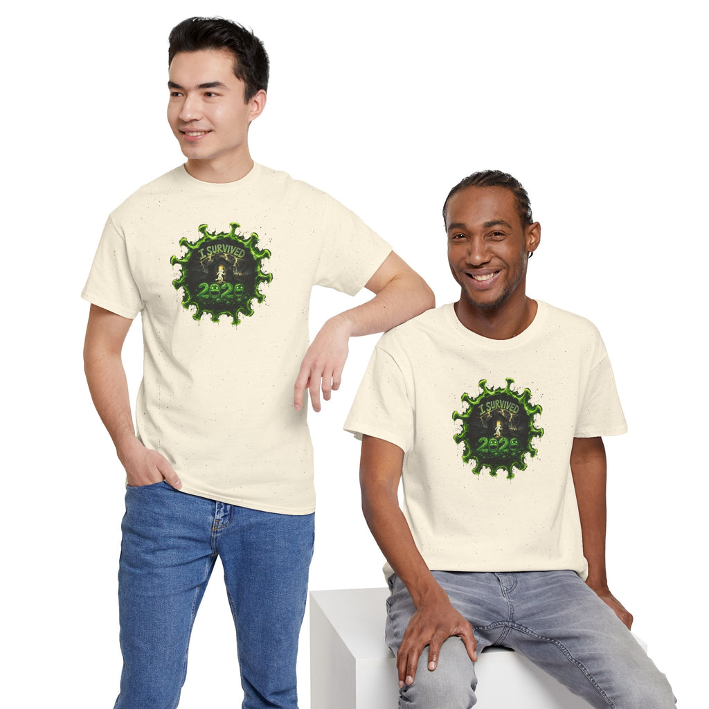 I Survived 2020 — PANDEMIC S1:E3: Director's Cut "The Jab!" Unisex Heavy Cotton Tee