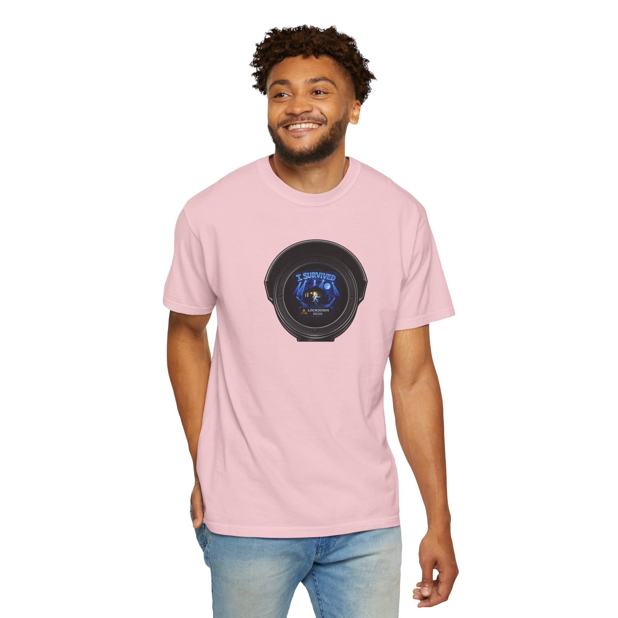 I Survived 2020 —  LOCKDOWN S3:E1: Director's Cut "Quarantine" Unisex Garment-Dyed T-shirt