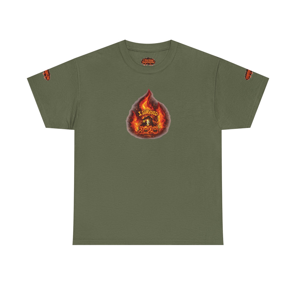I Survived 2020 —  WILDFIRES S2:E3: Director's Cut Special Edition "The California Wildfires" Memorial Unisex Heavy Cotton Tee