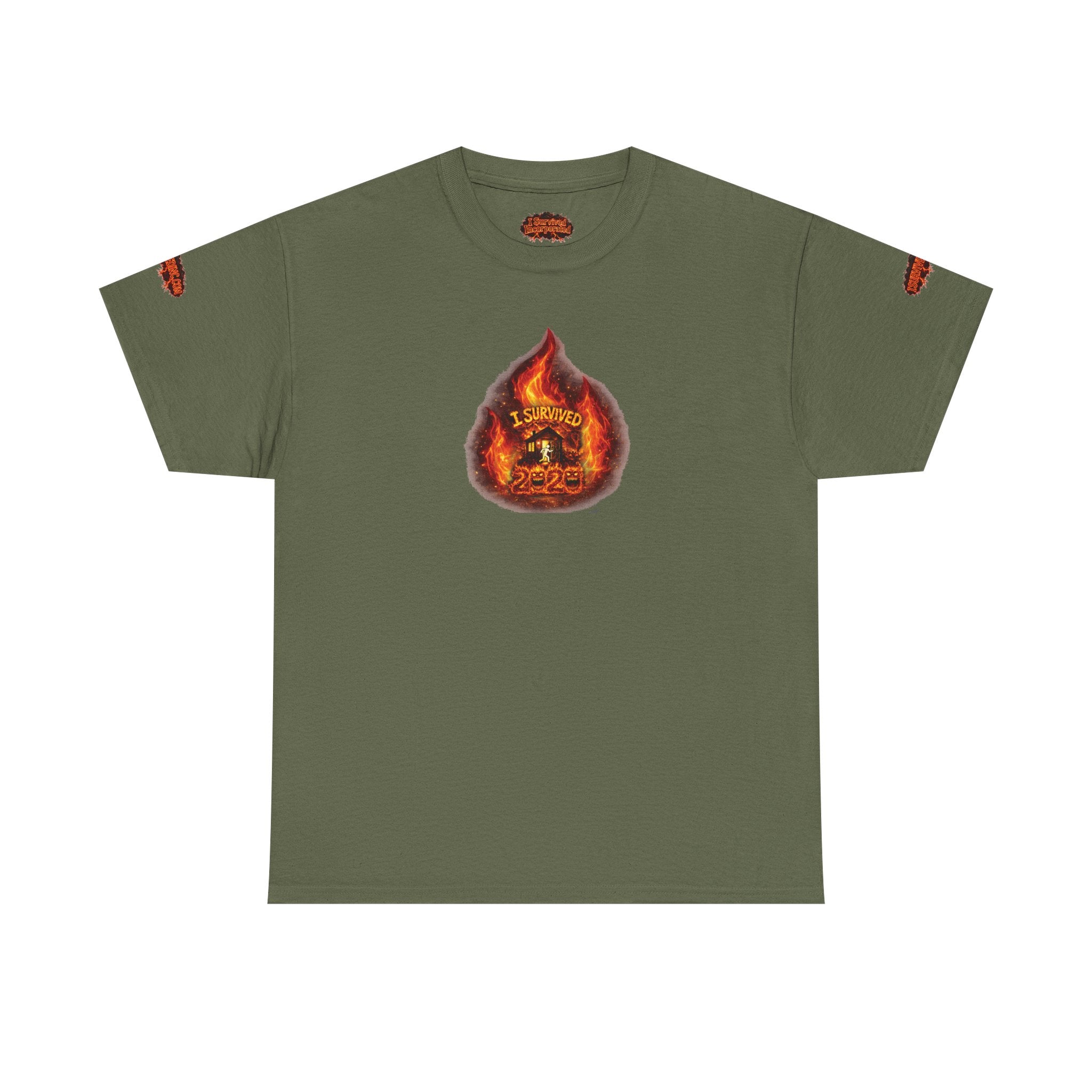 I Survived 2020 —  WILDFIRES S2:E3: Director's Cut Special Edition "The California Wildfires" Memorial Unisex Heavy Cotton Tee