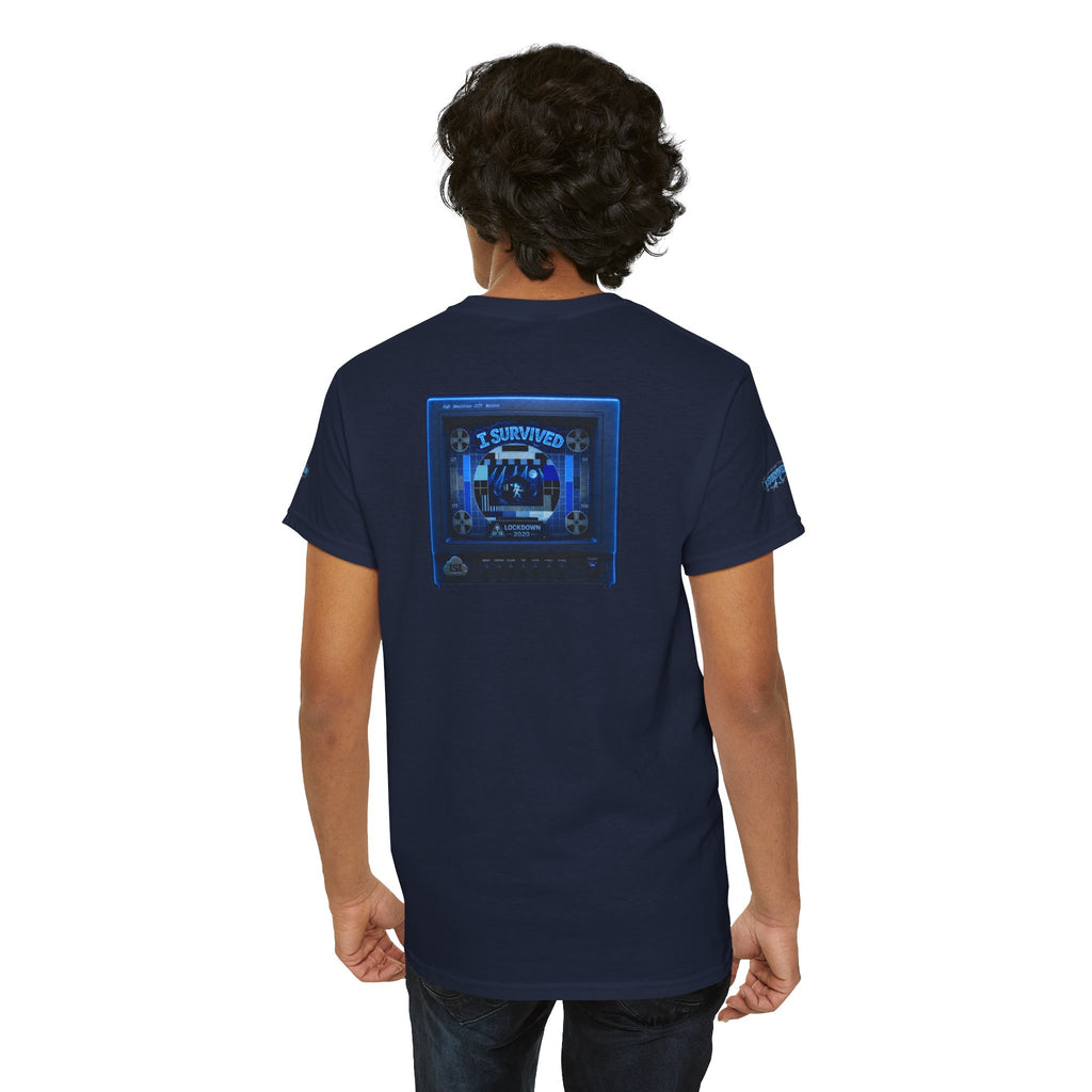 I Survived 2020 — "Please Stand By" Test Pattern Tee Lockdown Special Edition Summer Exclusive Unisex Heavy Cotton Tee