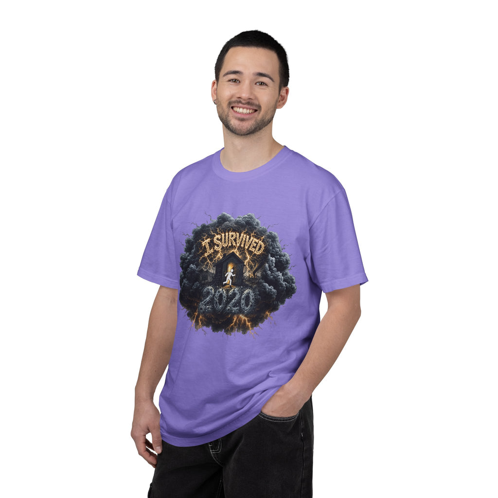 I Survived 2020 — Director's Cut Original Design Teaser Tee | Season 1 Premiere Drop Unisex Garment-Dyed T-shirt