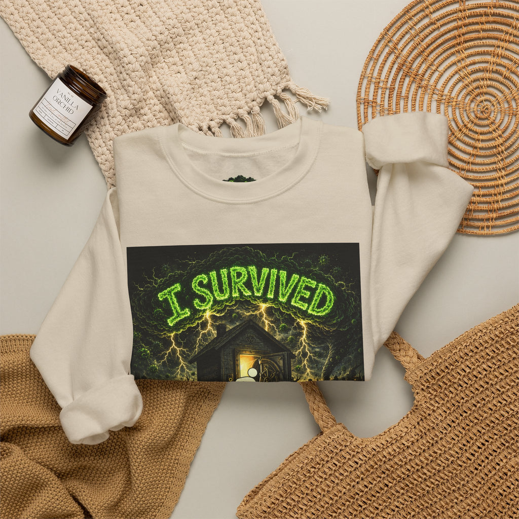 I Survived 2020 — PANDEMIC S1:E4: "Mask Madness" Unisex Heavy Blend™ Crewneck Sweatshirt
