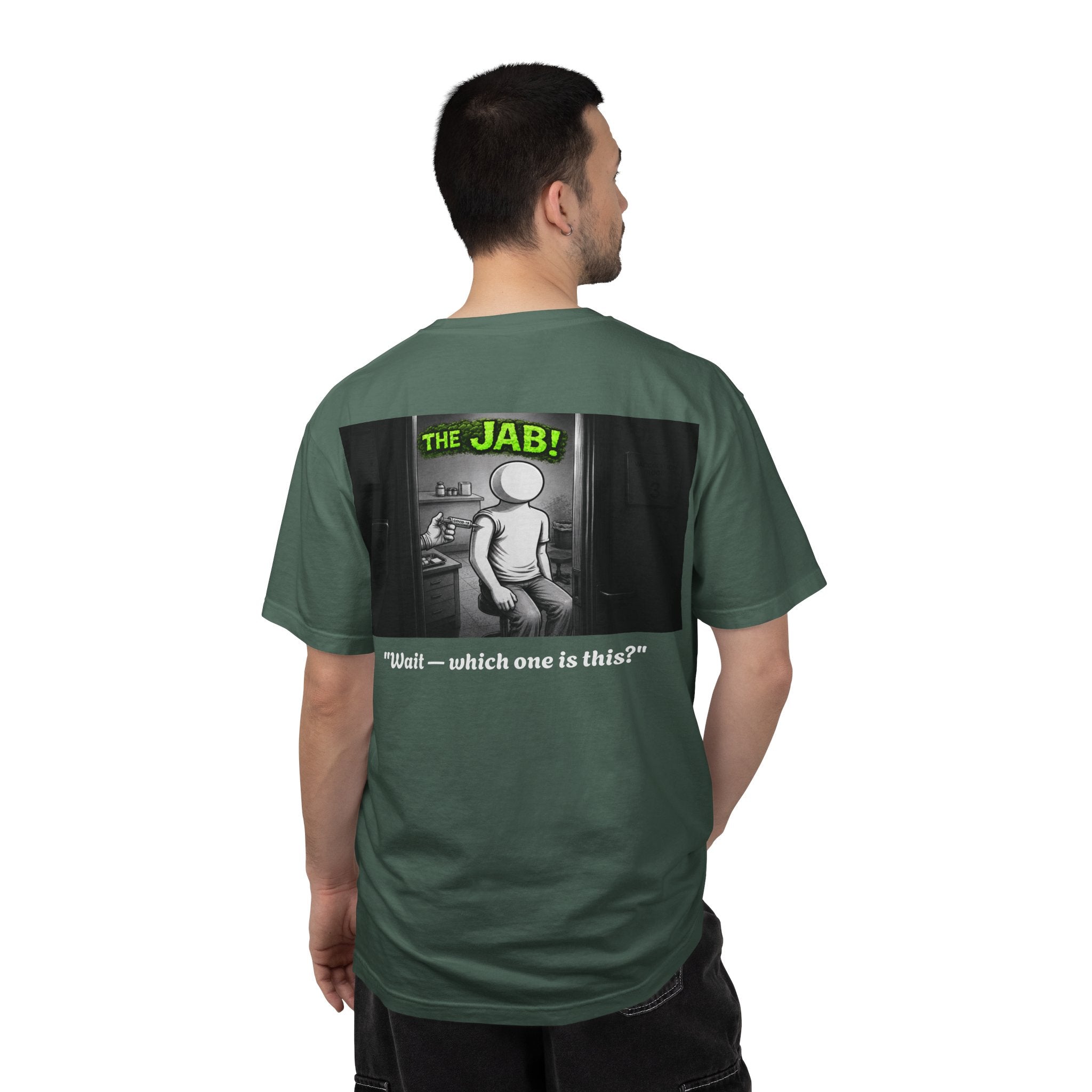 I Survived 2020 — Director's Cut S1:E3 "The Jab!" | Pandemic Edition Unisex Garment-Dyed T-shirt