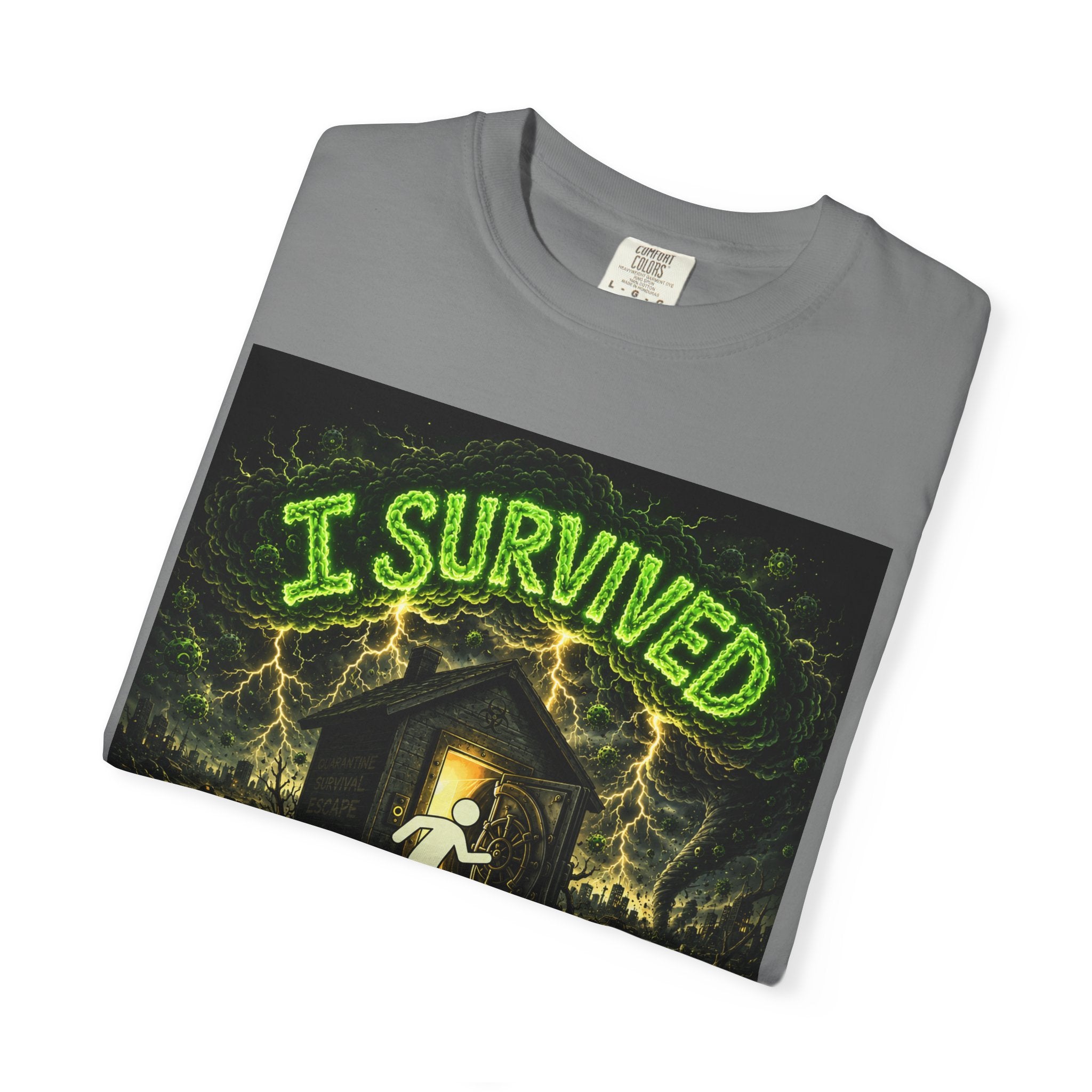 I Survived 2020 — S1:E3 "The Jab!" | Pandemic Edition Unisex Garment-Dyed T-shirt