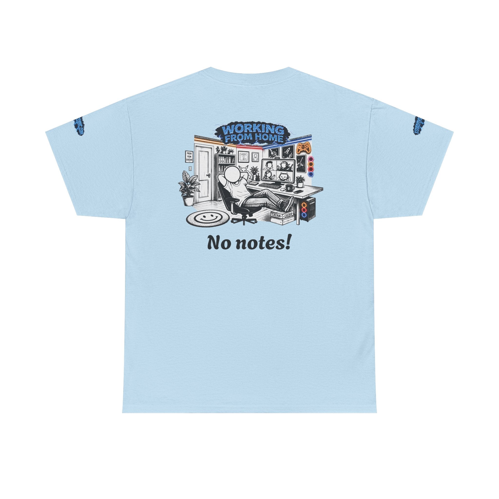 I Survived 2020 — LOCKDOWN S3:E4: Special Edition "Working From Home" Unisex Heavy Cotton Tee