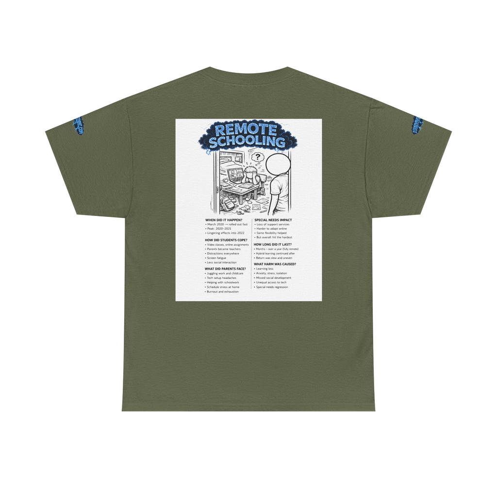 I Survived 2020 — S3:E3 "Remote Schooling" | Lockdown Edition Documentary Unisex Heavy Cotton Tee (SPECIAL EDITION)