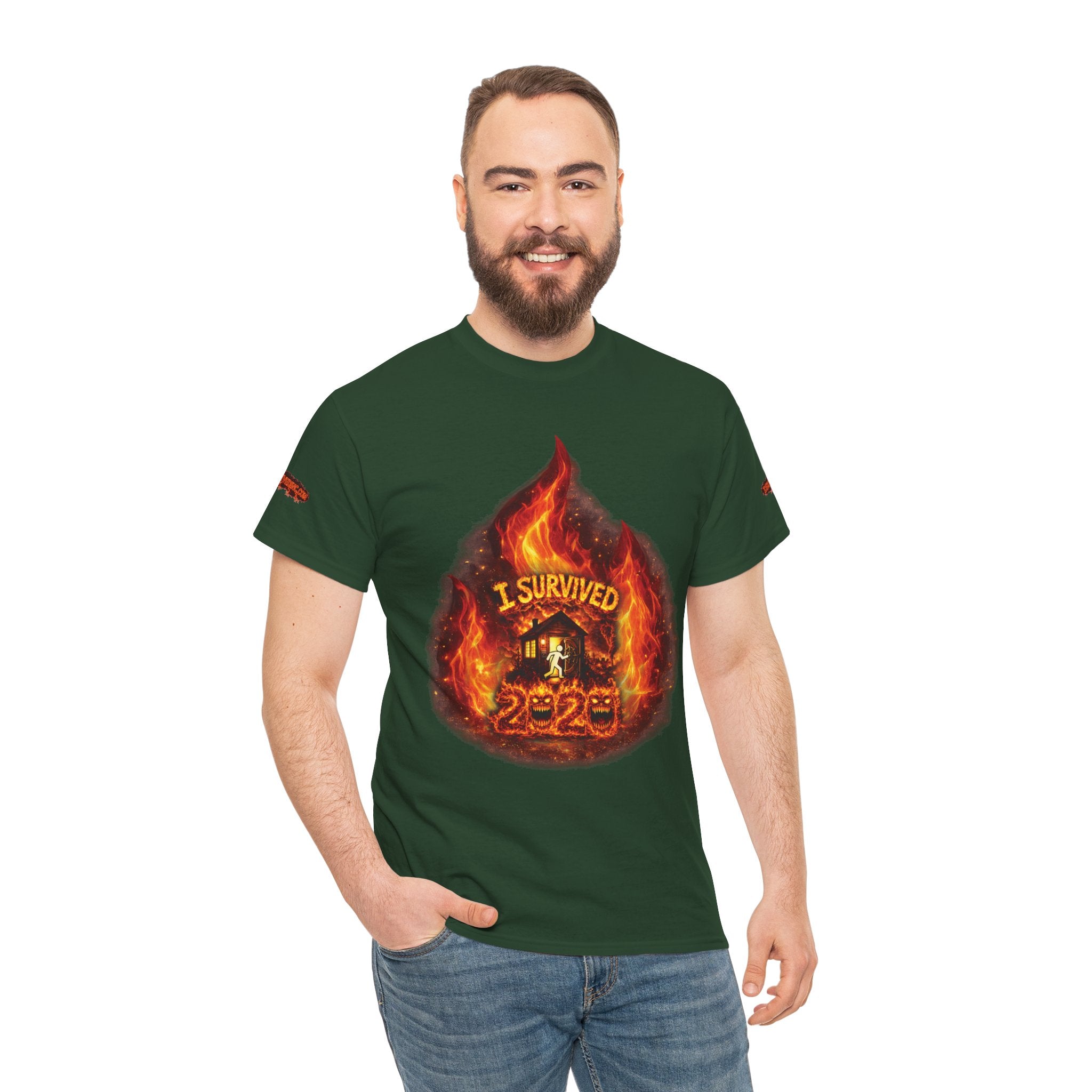 I Survived 2020 — Director's Cut S2:E1 "Berry Creek" | Wildfire Edition Memorial Unisex Heavy Cotton Tee (SPECIAL EDITION)