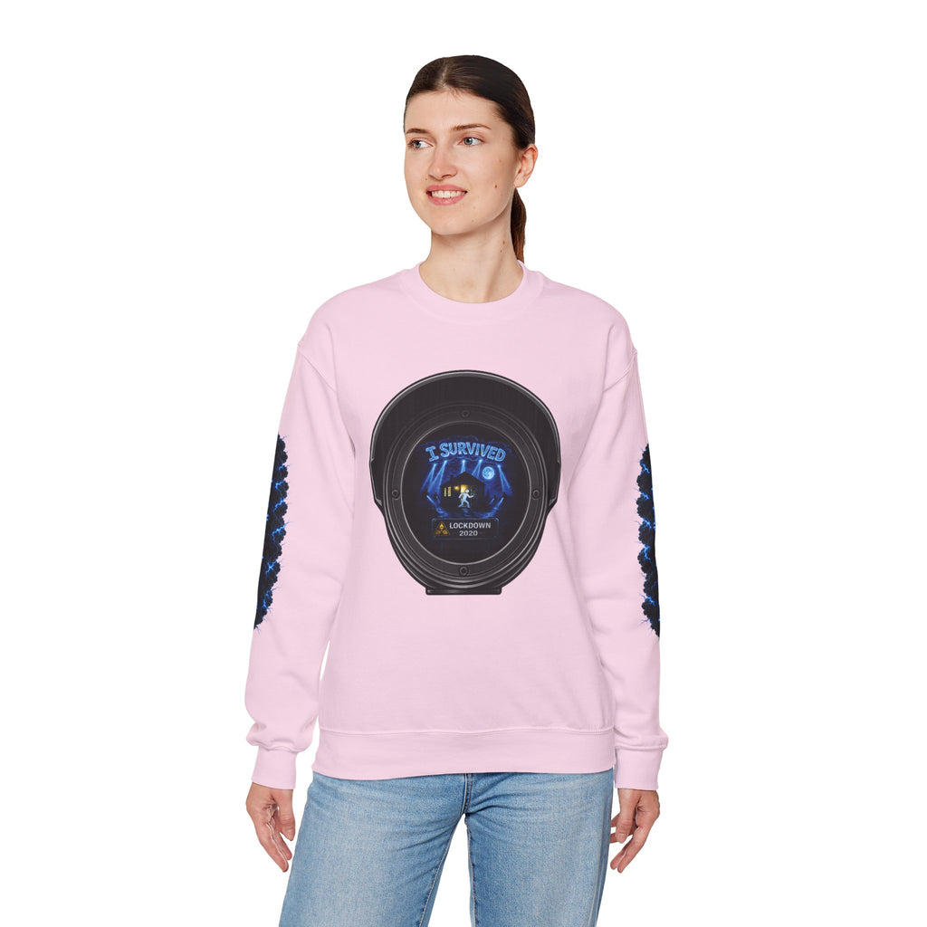 I Survived 2020 — Director's Cut S3:E4 "Working From Home" | Mid-Season Finale Pt. 1 | Lockdown Edition Documentary Unisex Heavy Blend™ Crewneck Sweatshirt