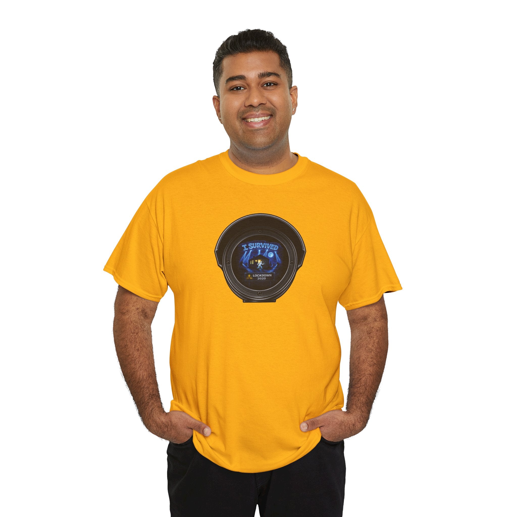I Survived 2020 — LOCKDOWN S3:E4: Director's Cut "Working From Home" Unisex Heavy Cotton Tee