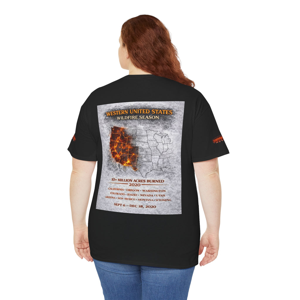 I Survived 2020 — S2:E4 "Western U.S. Wildfire Season" | Mid-Season Finale Pt. 1 | Wildfire Edition Memorial Unisex Heavy Cotton Tee (SPECIAL EDITION)