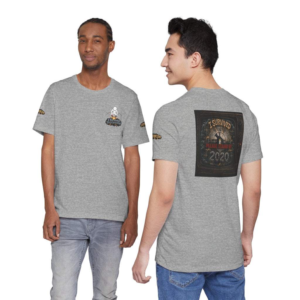 I Survived 2020 — "Please Stand By" Test Pattern Tee Special Edition Summer Premier Unisex Jersey Short Sleeve Tee