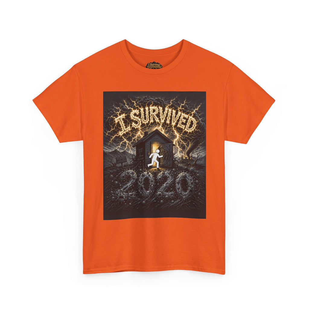I Survived 2020 — Original Design Teaser Tee | Season 1 Premiere Drop Unisex Heavy Cotton Tee