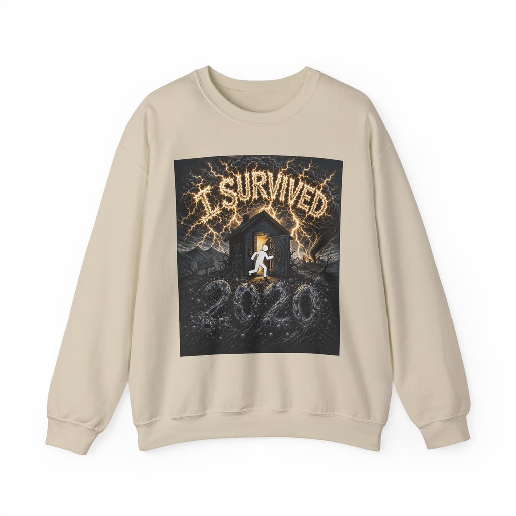 I Survived 2020 — Original PILOT Design Unisex Heavy Blend™ Crewneck Sweatshirt