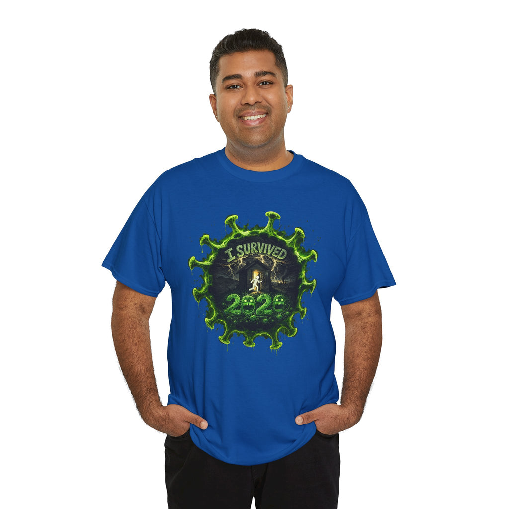 I Survived 2020 — Director's Cut S1:E2 "The Coming of COVID" | Pandemic Edition Unisex Heavy Cotton Tee