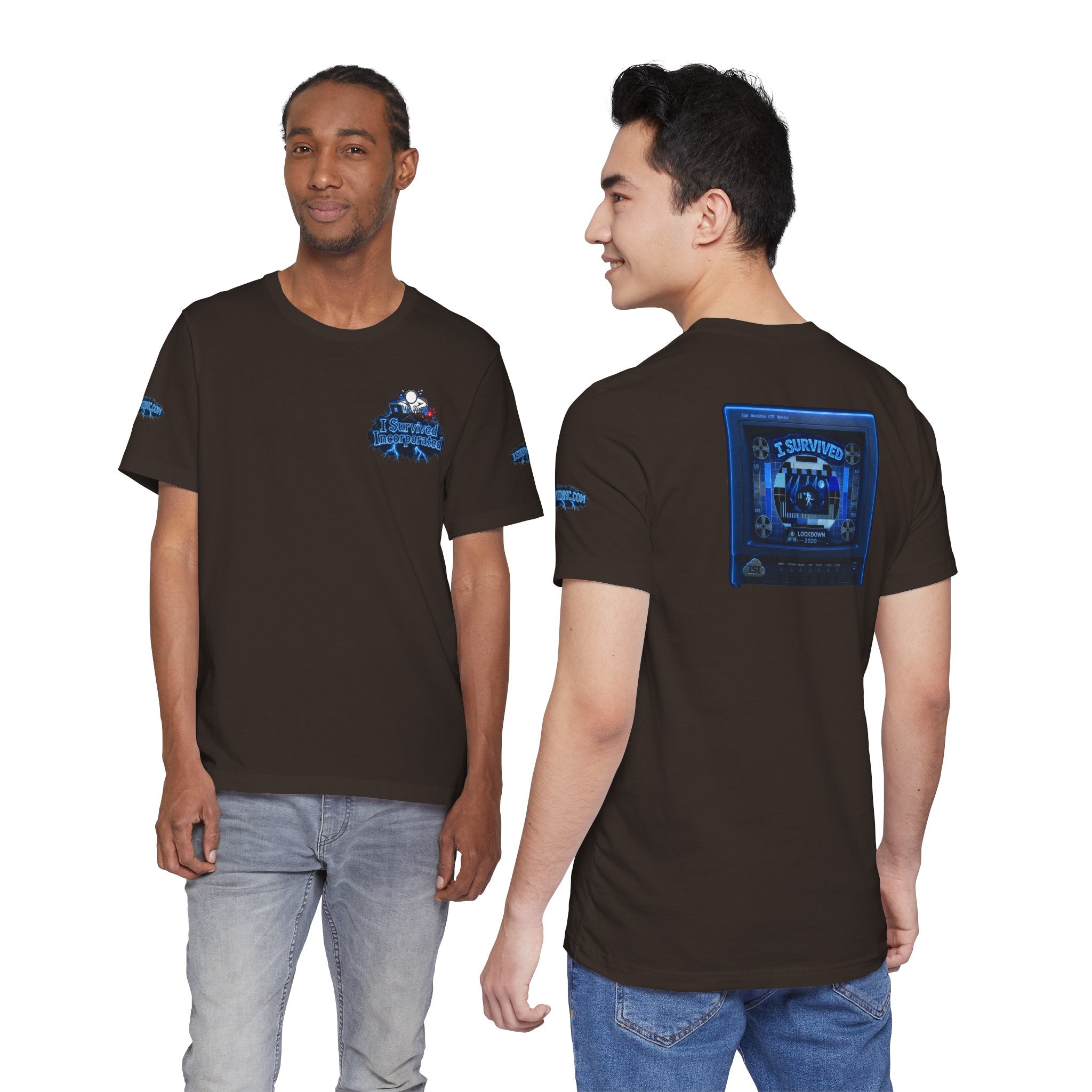 I Survived 2020 — "Please Stand By" Test Pattern Tee Lockdown Special Edition Summer Exclusive Unisex Jersey Short Sleeve Tee